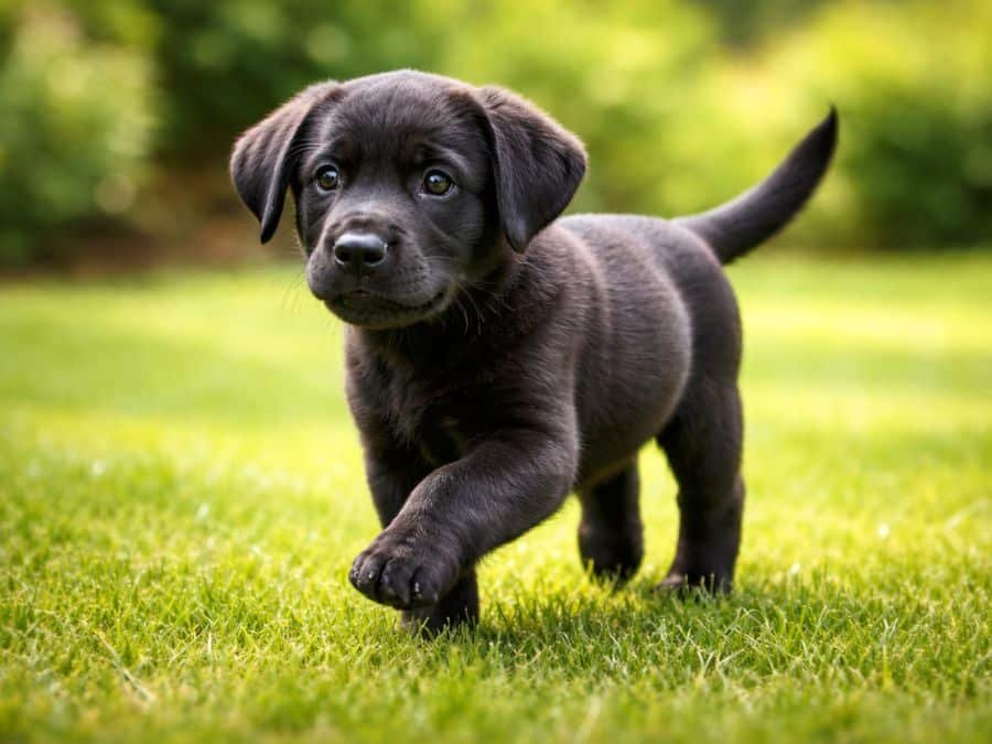 black labrador puppy