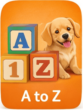 dog names a to z icon